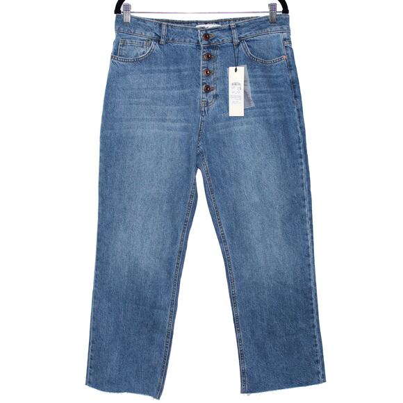 KOTON Eve Jean Pant Indigo Size 32 / 32 NWT - Picture 1 of 7